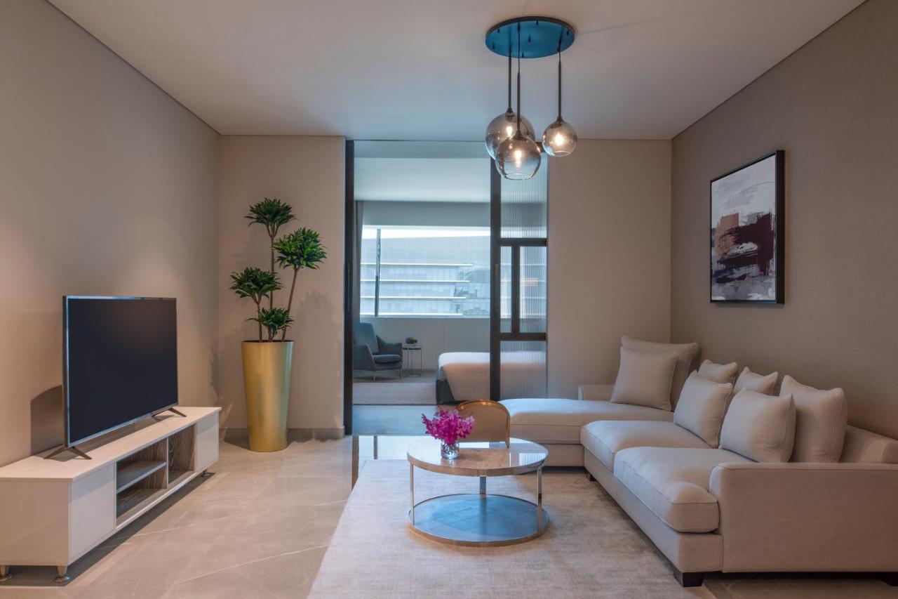 Steigenberger Residence 도하 외부 사진 A living room in a typical apartment